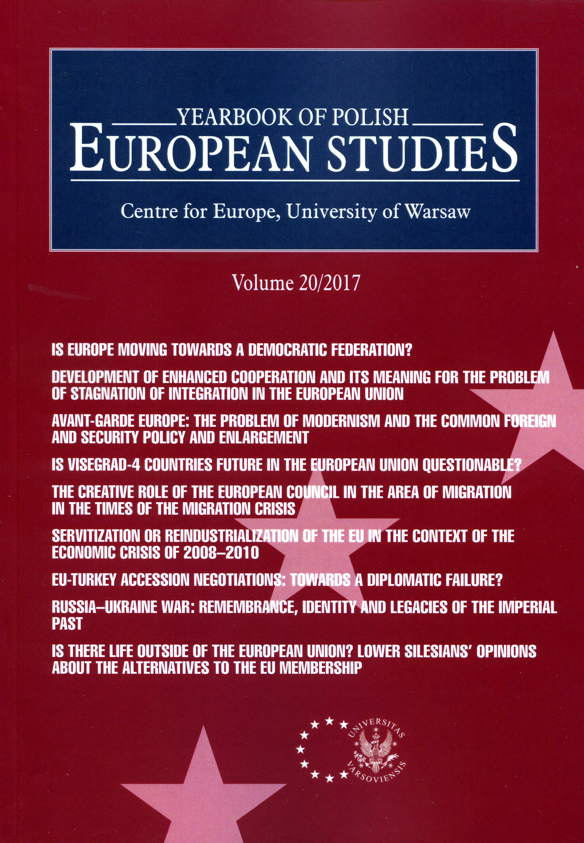 A ‘Last Resort’ or a ‘Bypass’? Development of Enhanced Cooperation and Its Meaning for the Problem of Stagnation of Integration in the European Union Cover Image