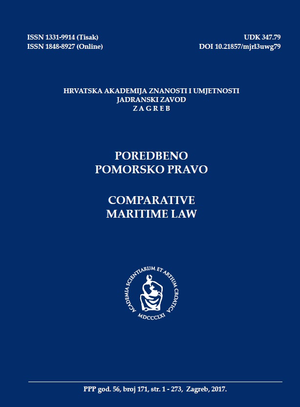 P.Amizic Jelovcic, Z.Primorac, N.Mandic, Obalna straža Republike Hrvatske - Pravni okvir [= Croatian coast guard . Legal frame]