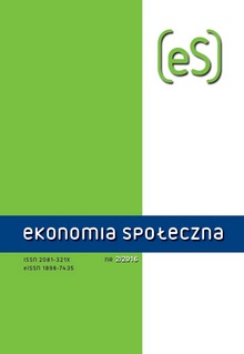 Organizational efficiency of social economy entities: An attempt of operationalization Cover Image