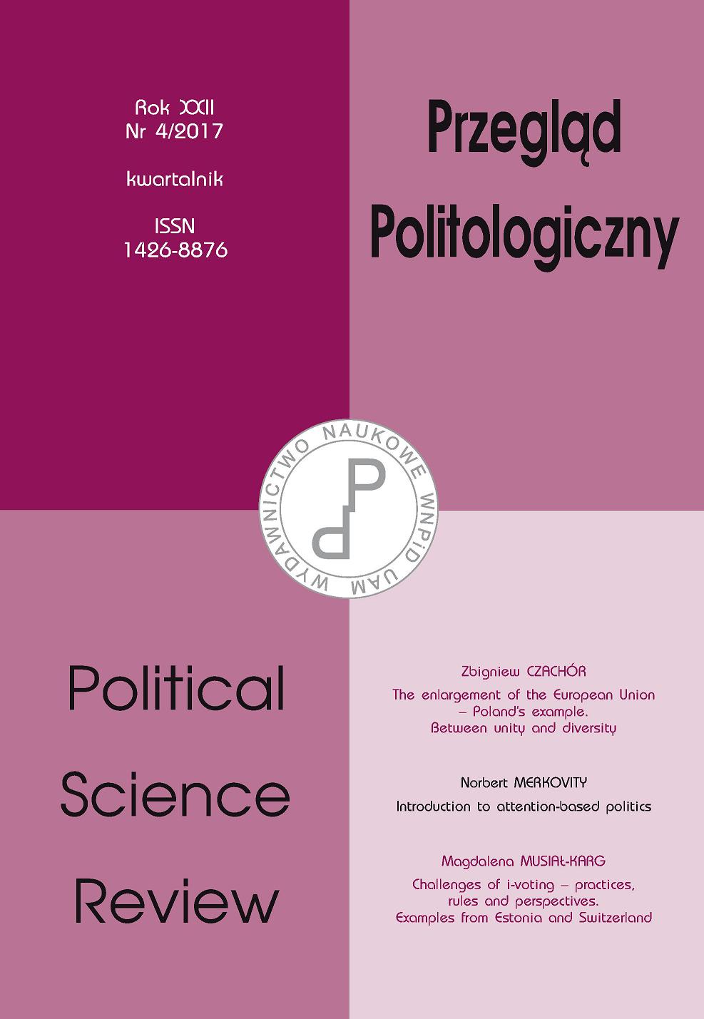 When rationality meets political interest. Problems of education policy rationalization in Polish municipalities Cover Image