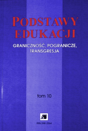 Od redakcji: Podstawy edukacji. Graniczność, pogranicze, transgresja