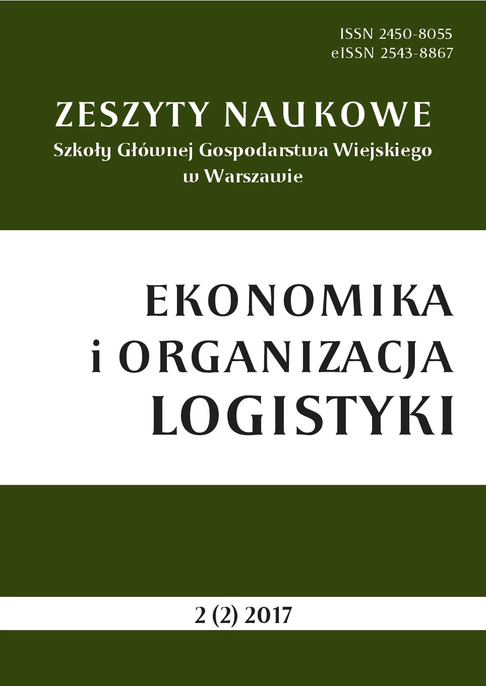 Flow of goods on a selected logistic platform Cover Image