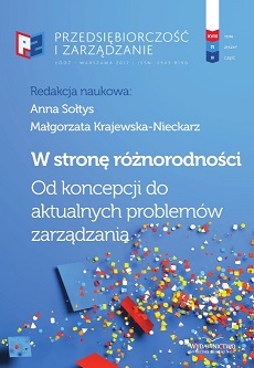 The Analysis and Assessment of Selected Diversity Management Practices in Polish Organizations