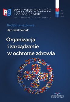 Wypalenie zawodowe pielęgniarek w kontekście organizacji pracy – badanie wstępne