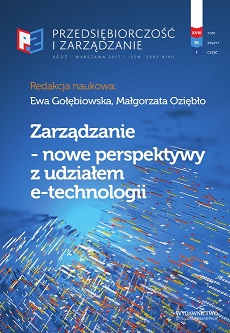 Bankowość elektroniczna jako nowy wymiar zarządzania ryzykiem operacyjnym w sektorze bankowym