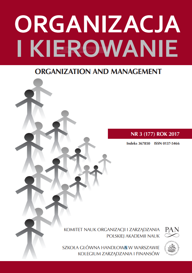 Kreowanie różnorodności w pracy poprzez transgresję jej granic – analiza efektu mediacji i moderacji