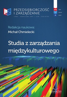 Ethnicity and Sense of National Identity as Factors Shaping the Attitude to Work – the Case of the Russian Minority in Ukraine Cover Image