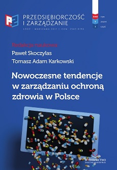 Alternative Possibilities for the Implementation of Tasks in the Health Care Sector in Poland Cover Image