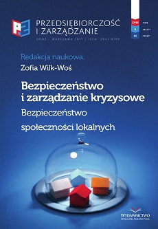 Zarządzanie humanistyczne bezpieczeństwem człowieka i społeczności lokalnych