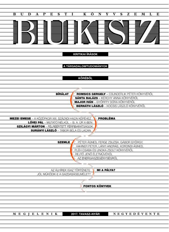 Important Books – The BUKSZ select bibliography. Winter 2016 – Spring 2017 Cover Image