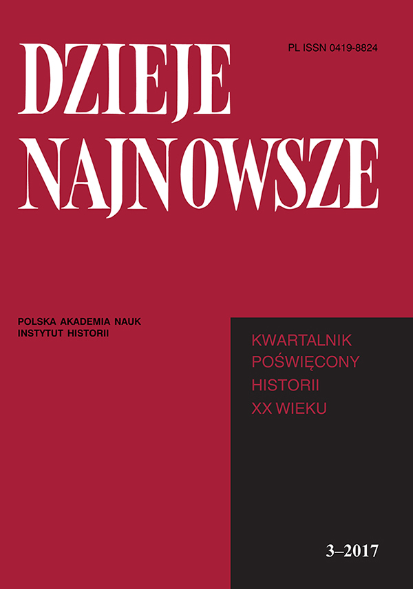Poland towards the crisis in the relationship between the United States and Iran, 1979–1981 Cover Image