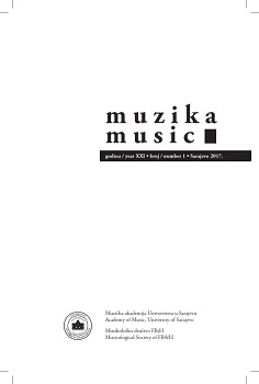 Music tradition of Bosnia and Herzegovina at the 21st Symposium of the International Traditional Music Council in Sarajevo Cover Image