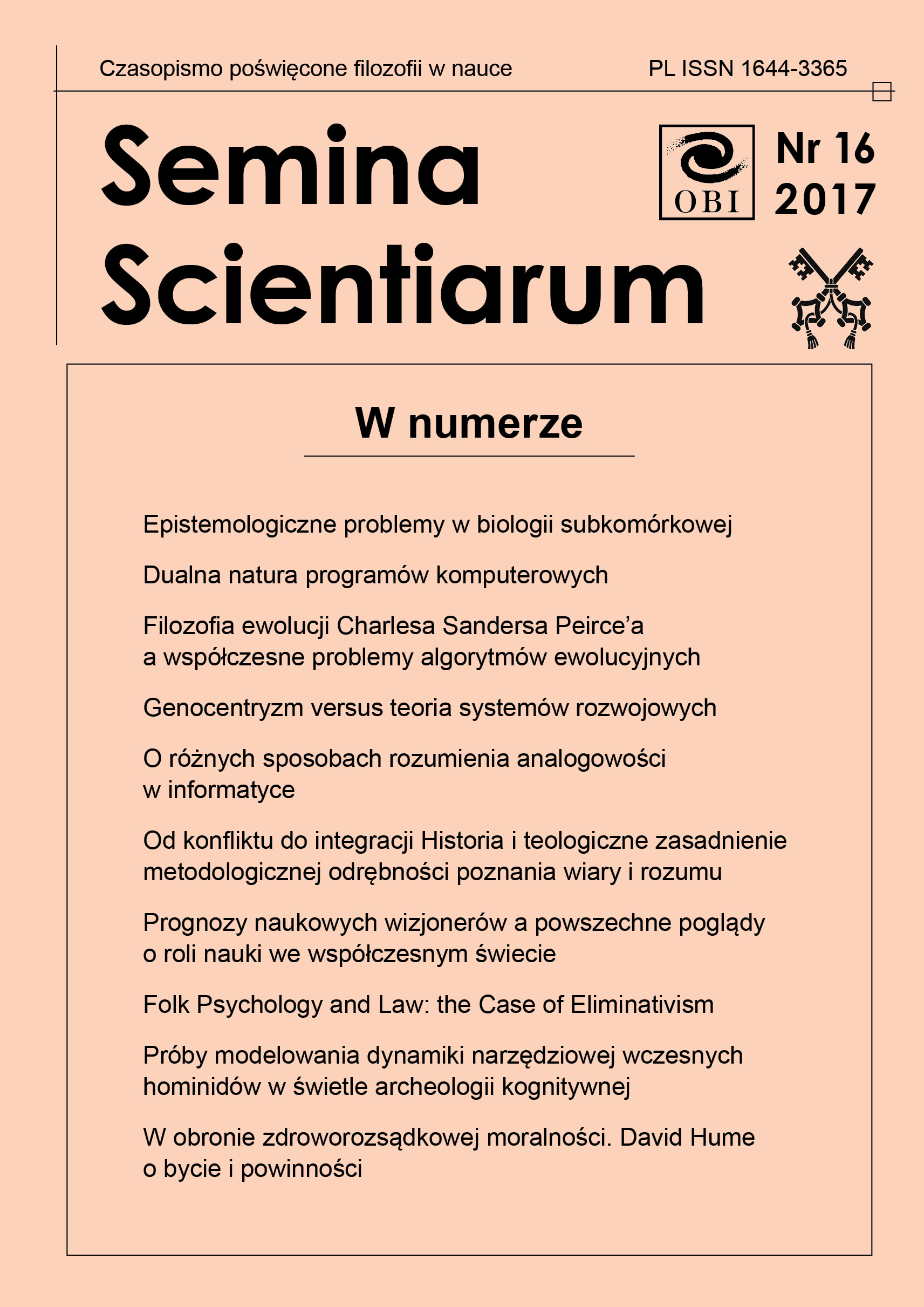 Filozofia ewolucji Charlesa Sandersa Peirce’a a współczesne problemy algorytmów ewolucyjnych