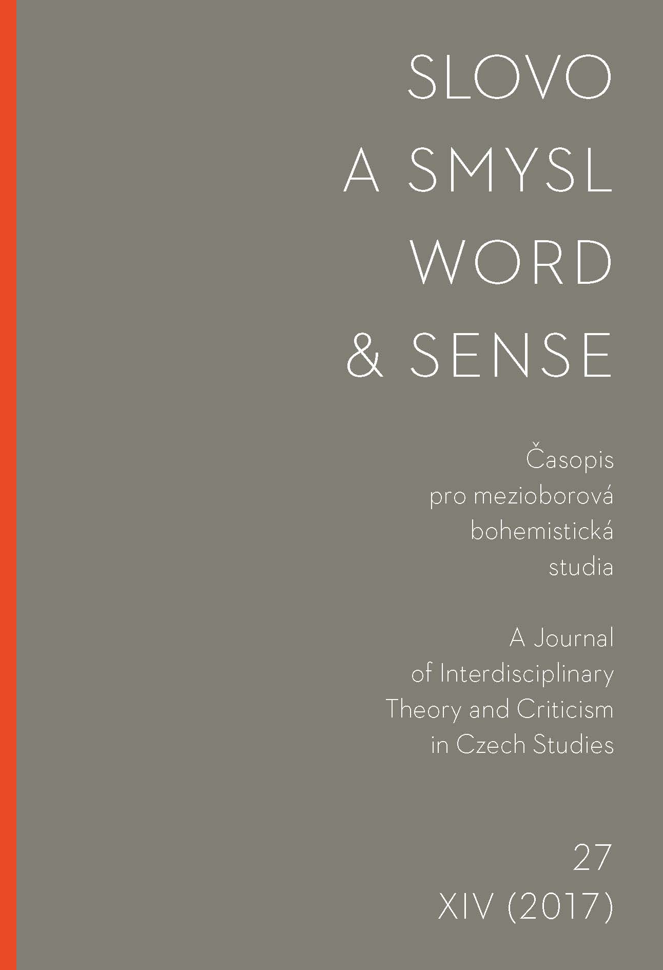 ‘I look forward to your book’. Letters on the Genesis of Angelo M. Ripellino’s First Book, Storia della poesia ceca contemporanea Cover Image