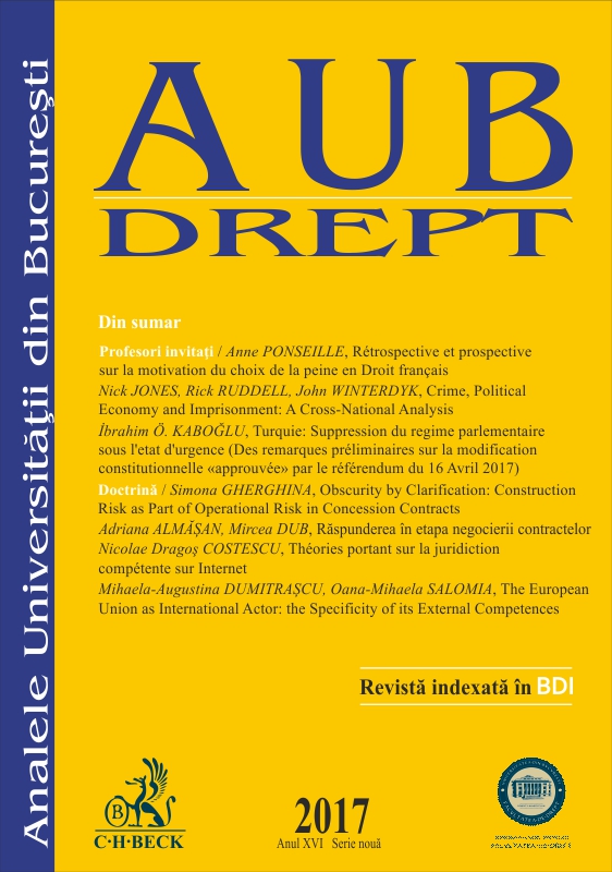 The European Union as International Actor: 
the Specificity of its External Competences