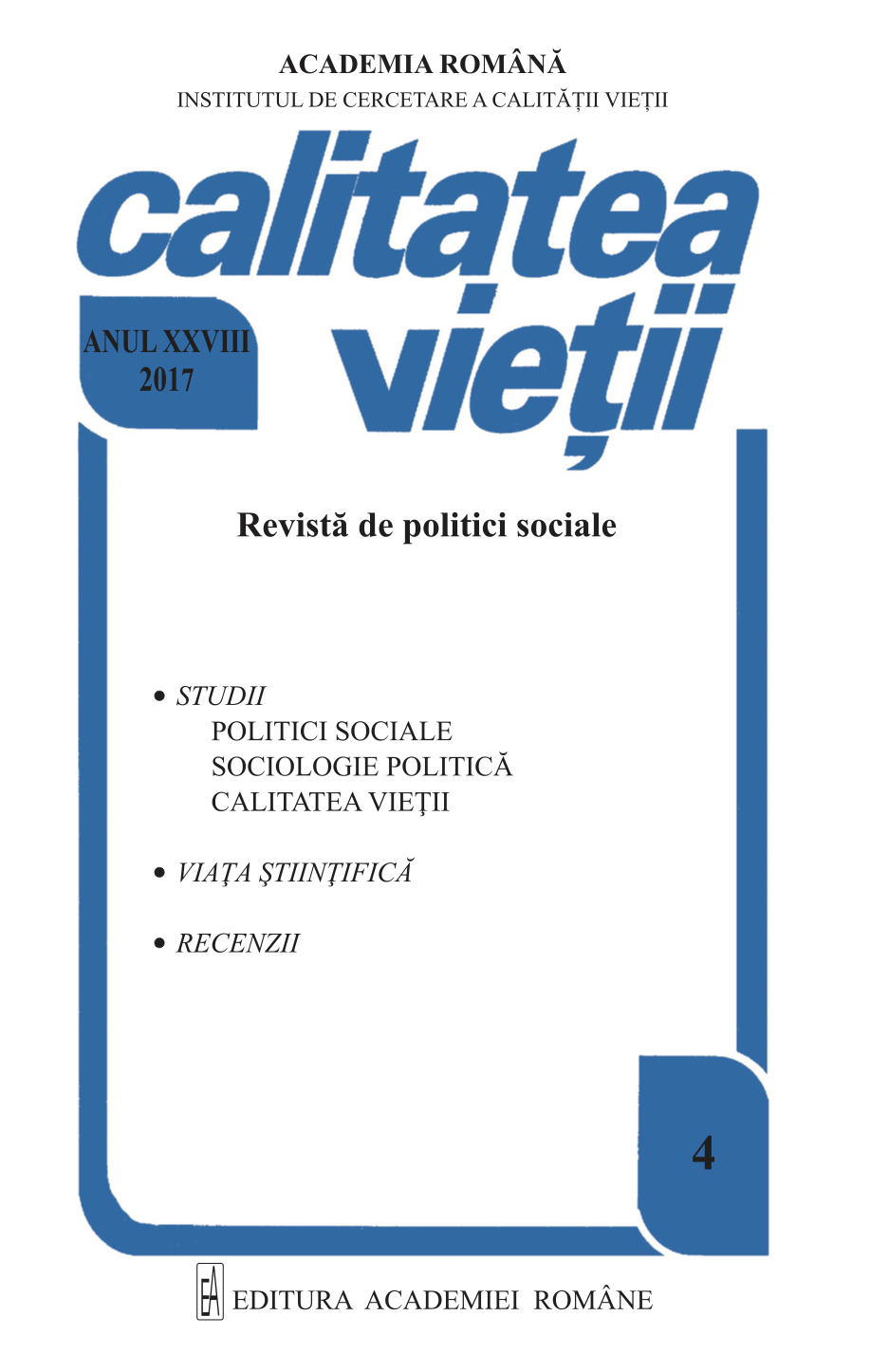 The main reform and development topics in the political and electoral programmes of the political parties during transition, in Romania Cover Image