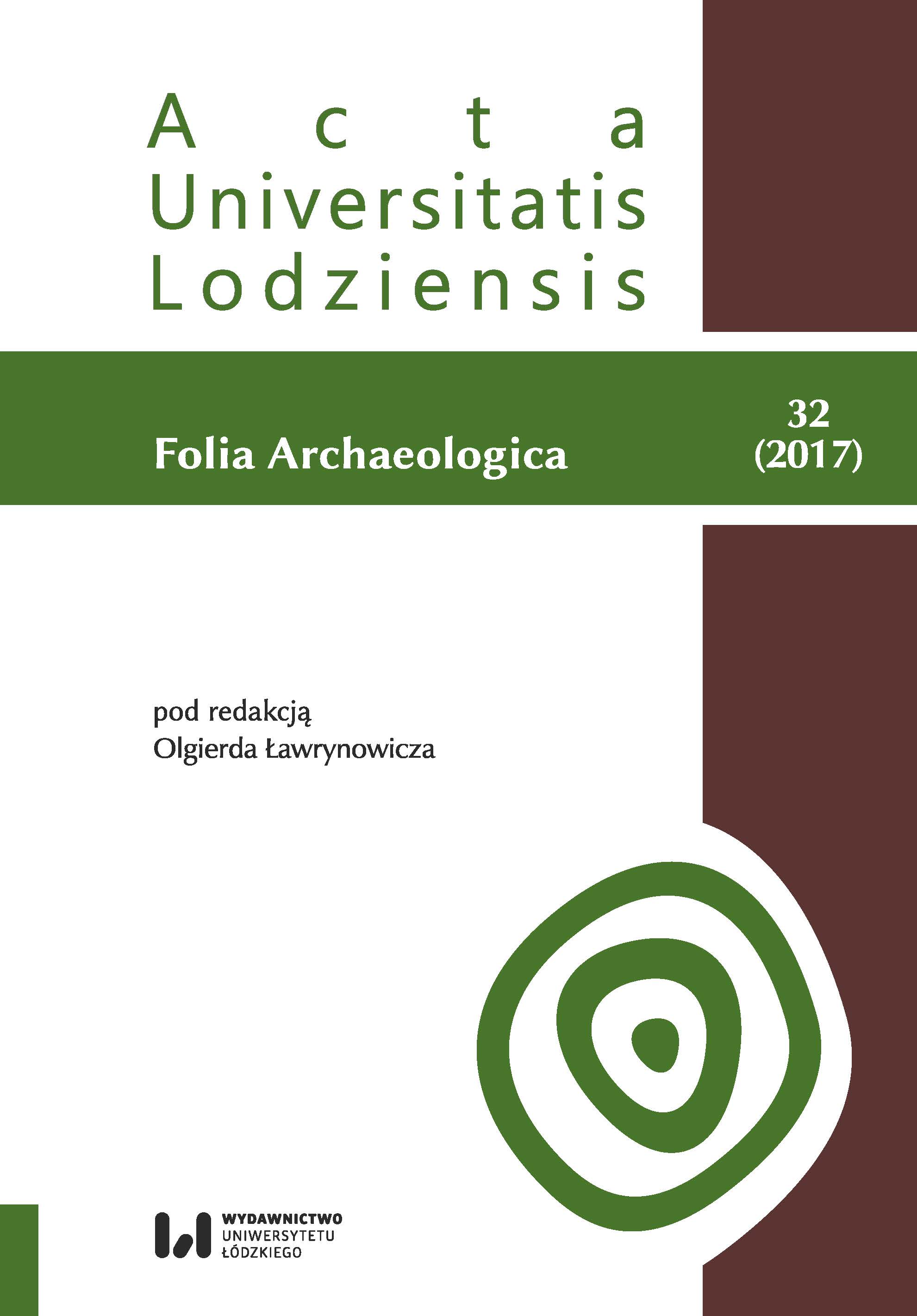 Glass finds discovered during archaeological excavations of the churchyard in Góra Świętej Małgorzaty (Łęczyca county) Cover Image