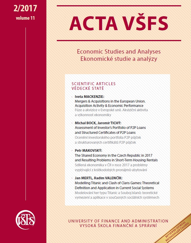 Assessment of Investor’s Portfolio of P2P Loans and Structured Certificates of P2P Loans Cover Image