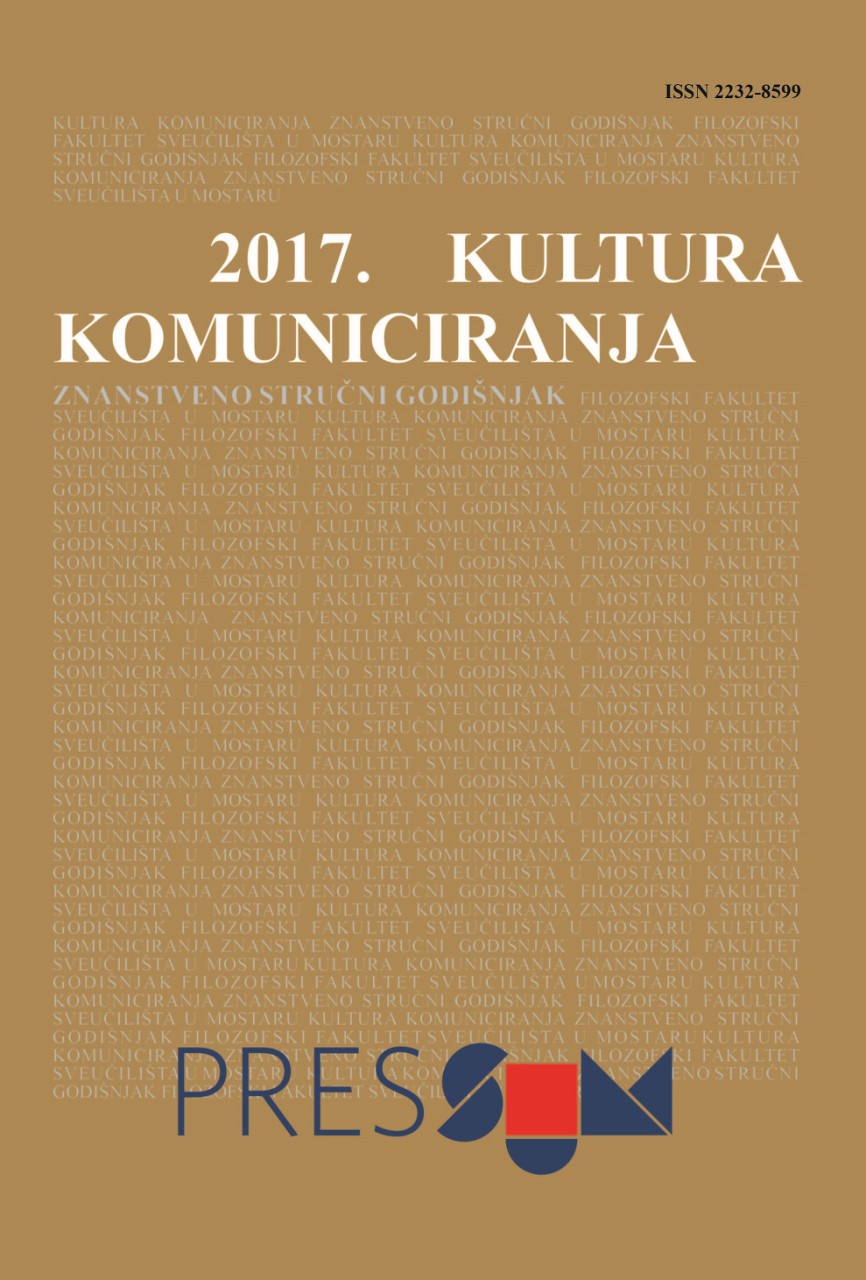 Odnosi s javnošću političkih organizacija – istraživanje stanja profesije u Bosni i Hercegovini