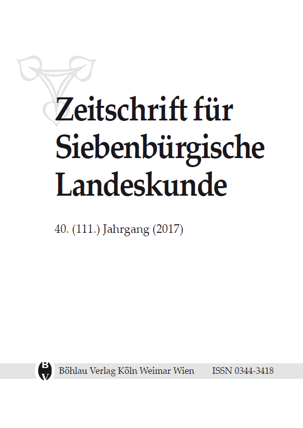 Ausstrahlung der siebenbürgischen Reformation in die orthodoxe Walachei im Lichte heimischer und ausländischer Quellen des 16. und 17. Jahrhunderts