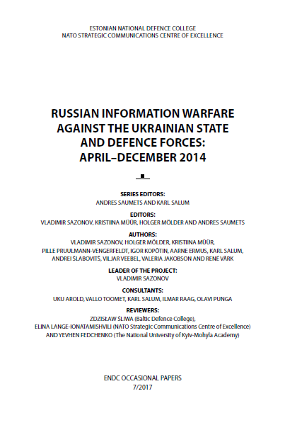 Russian Information Warfare Against Ukraine I: I.A. Regnum