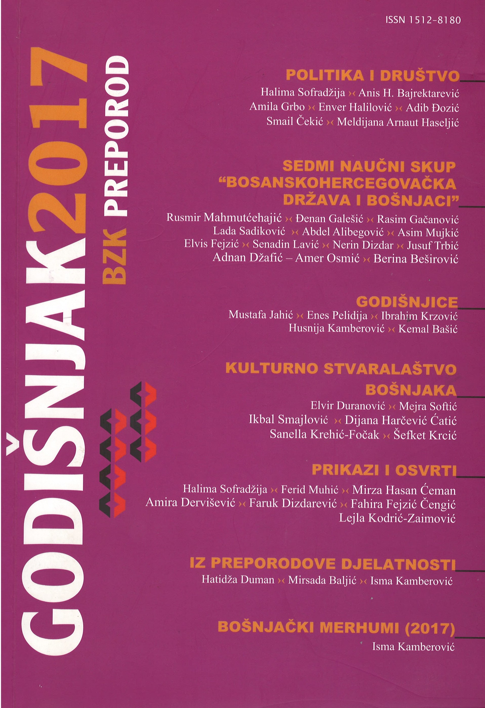 Aktivnosti općinskih društava BZK “Preporod“ u 2017. godine