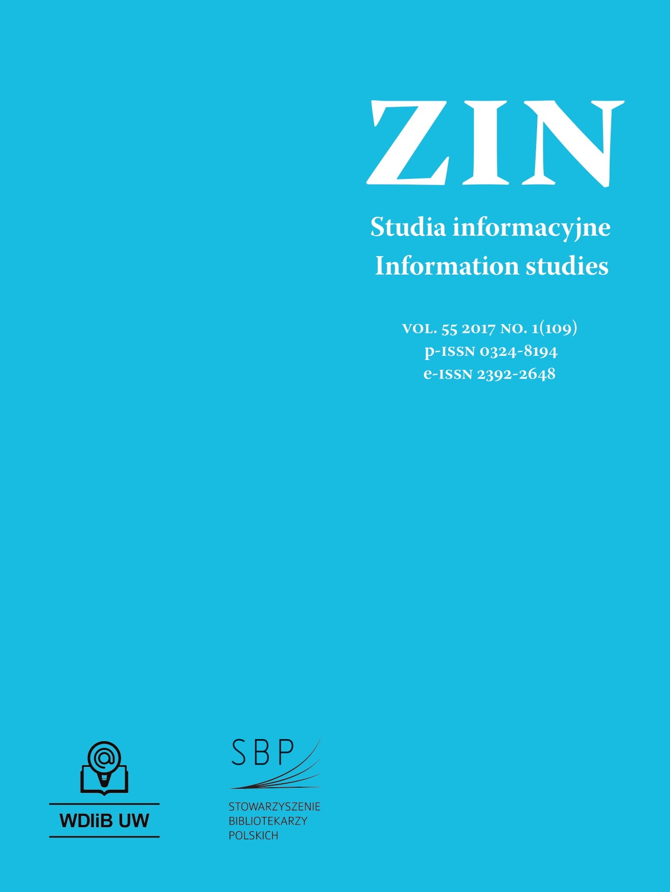 Bibliometryczna metodologia prognozowania i oceny rozwoju dyscyplin naukowych. Analiza piśmiennictwa. Część 1. Publikacje pionierskie, metoda powiązań bibliograficznych, metoda współcytowań i metoda współwystępowania specjalistycznej terminologii nau