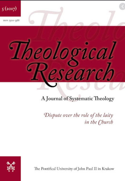 The sense of faith as an ecclesial phenomenon. Theological and historical context Cover Image