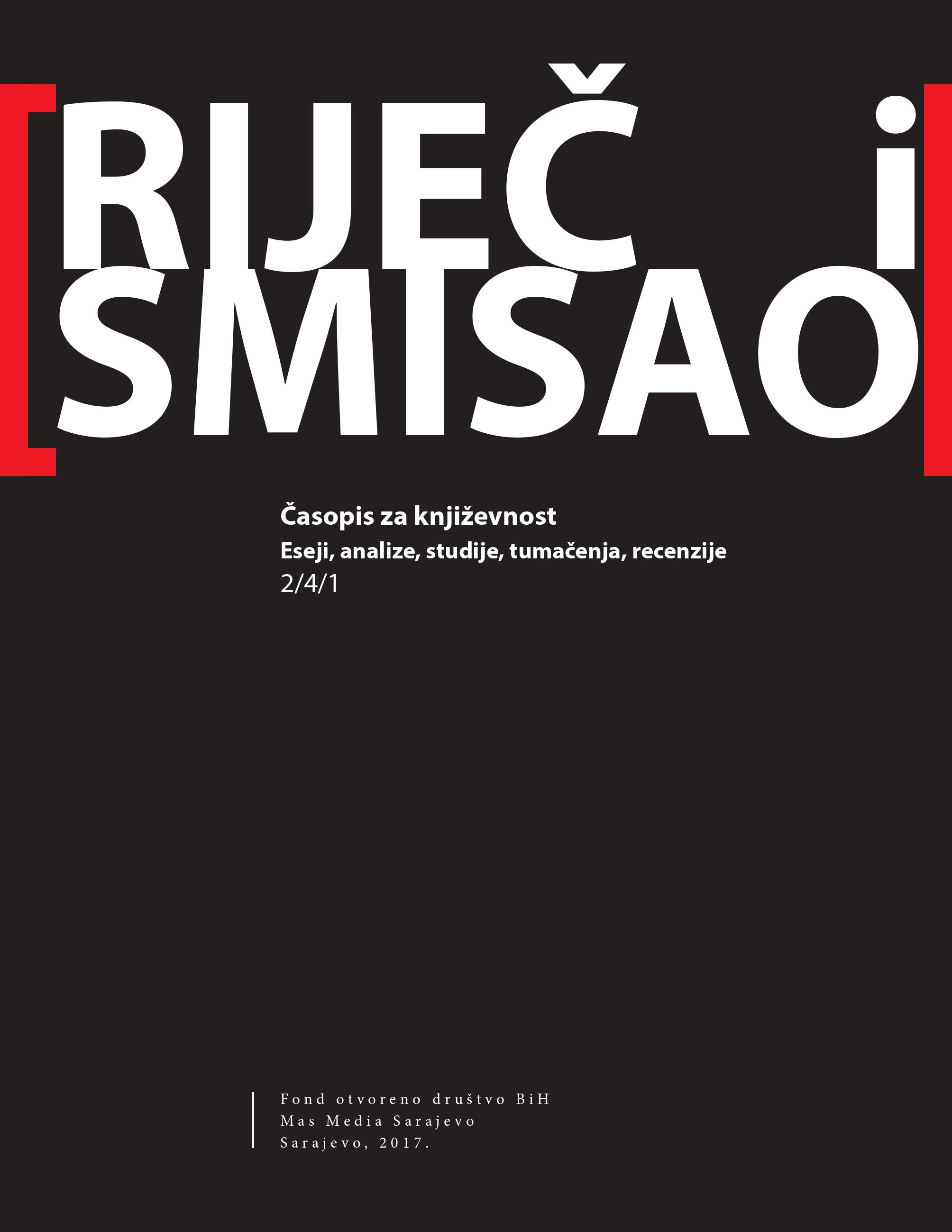 How to Interpret the Poetry of Branko Miljković? Cover Image