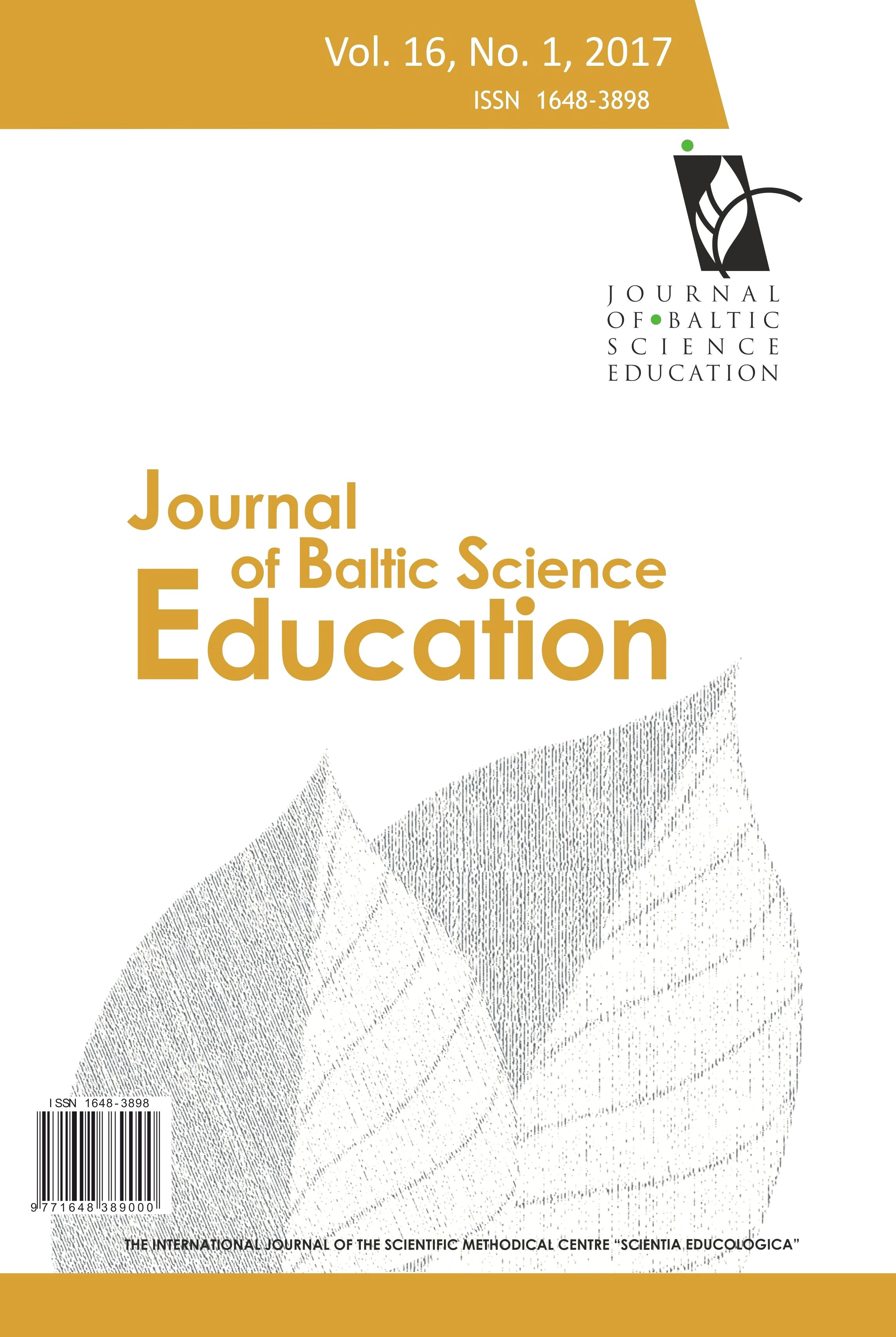 IMPROVING HIGH-SCHOOL STUDENTS’ CONCEPTUAL UNDERSTANDING AND FUNCTIONALIZATION OF KNOWLEDGE ABOUT DIGESTION THROUGH THE APPLICATION OF THE INTERDISCIPLINARY TEACHING APPROACH Cover Image