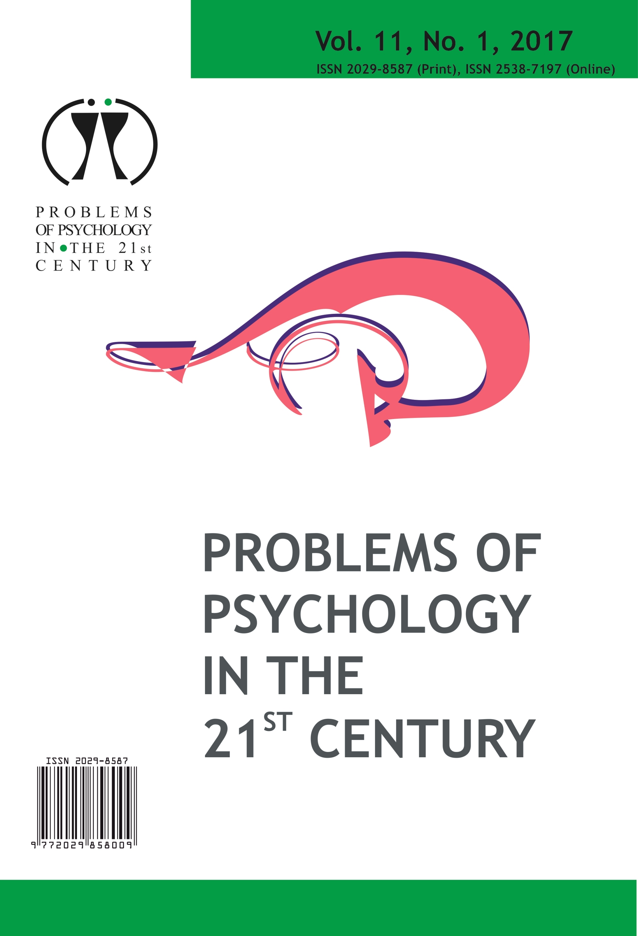 EMOTIONAL CREATIVITY INVENTORY: FACTOR STRUCTURE, RELIABILITY AND VALIDITY IN A GEORGIAN-SPEAKING POPULATION Cover Image