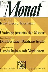 DER MONAT. 19. Jahrgang 1967, Nummer 222