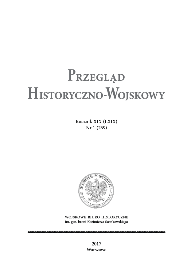 Zanim ruszyły czołgi. Francuska broń pancerna u progu II wojny światowej (wybrane aspekty)