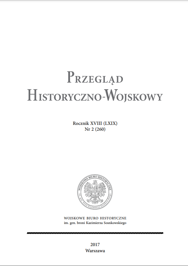 Organization of the Armament Service in the Polish Armed Forces in the years 1918–1939 Cover Image