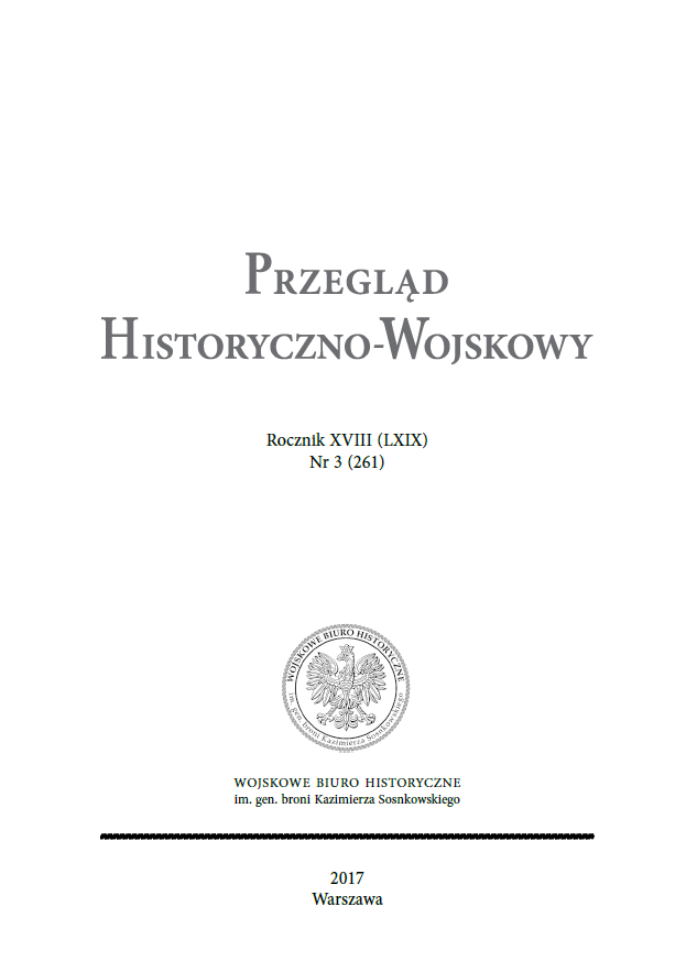 Organization of the Armament Service in the Polish People’s Army in the years 1944–1968 Cover Image