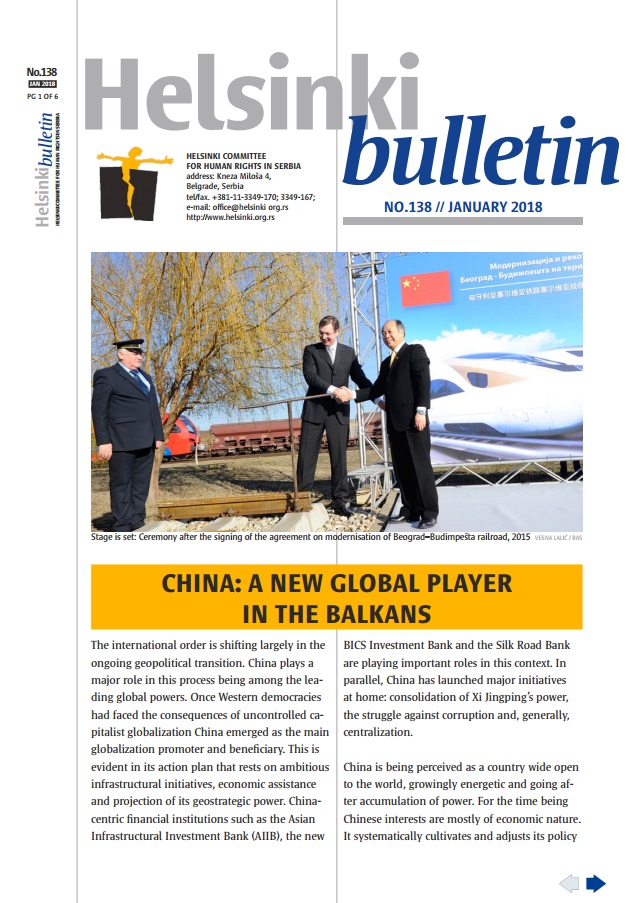 China: A New Global Player in the Balkans Cover Image