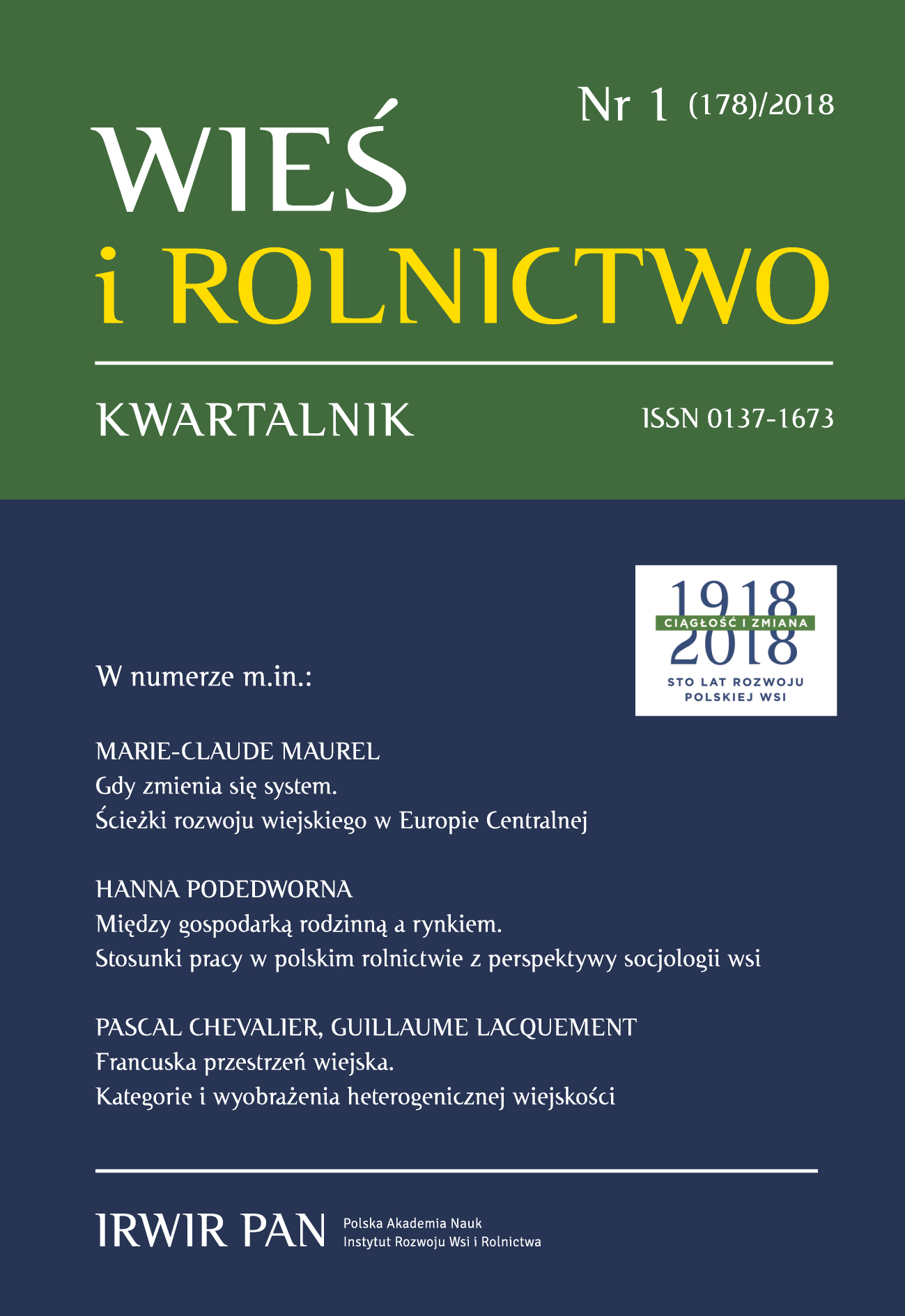 Gdy zmienia się system. Ścieżki rozwoju wiejskiego w Europie Centralnej