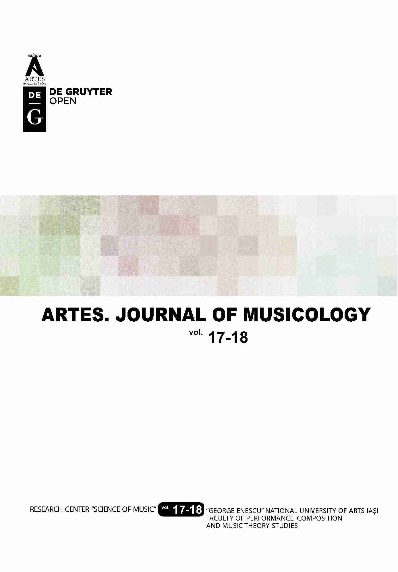 Interpretative and Compositional Connotations 
from a Musicological Perspective Cover Image