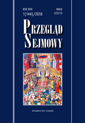 Accountability as an Element of the Quality of the Democratic Process in the Political System of the Third Republic of Poland Cover Image