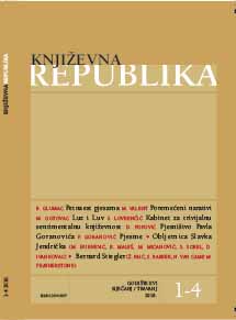 The poetry of Pavle Goranović Cover Image