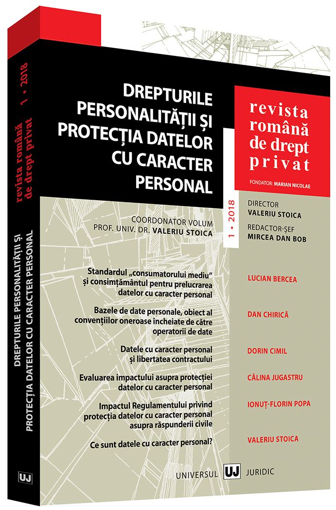 Considerations on the judicial protection of the name and of the pseudonym in the regulation of the Romanian Civil Code Cover Image