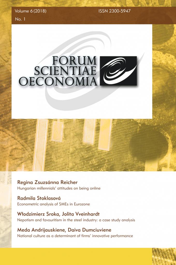 Econometric analysis of SMEs in Eurozone Cover Image