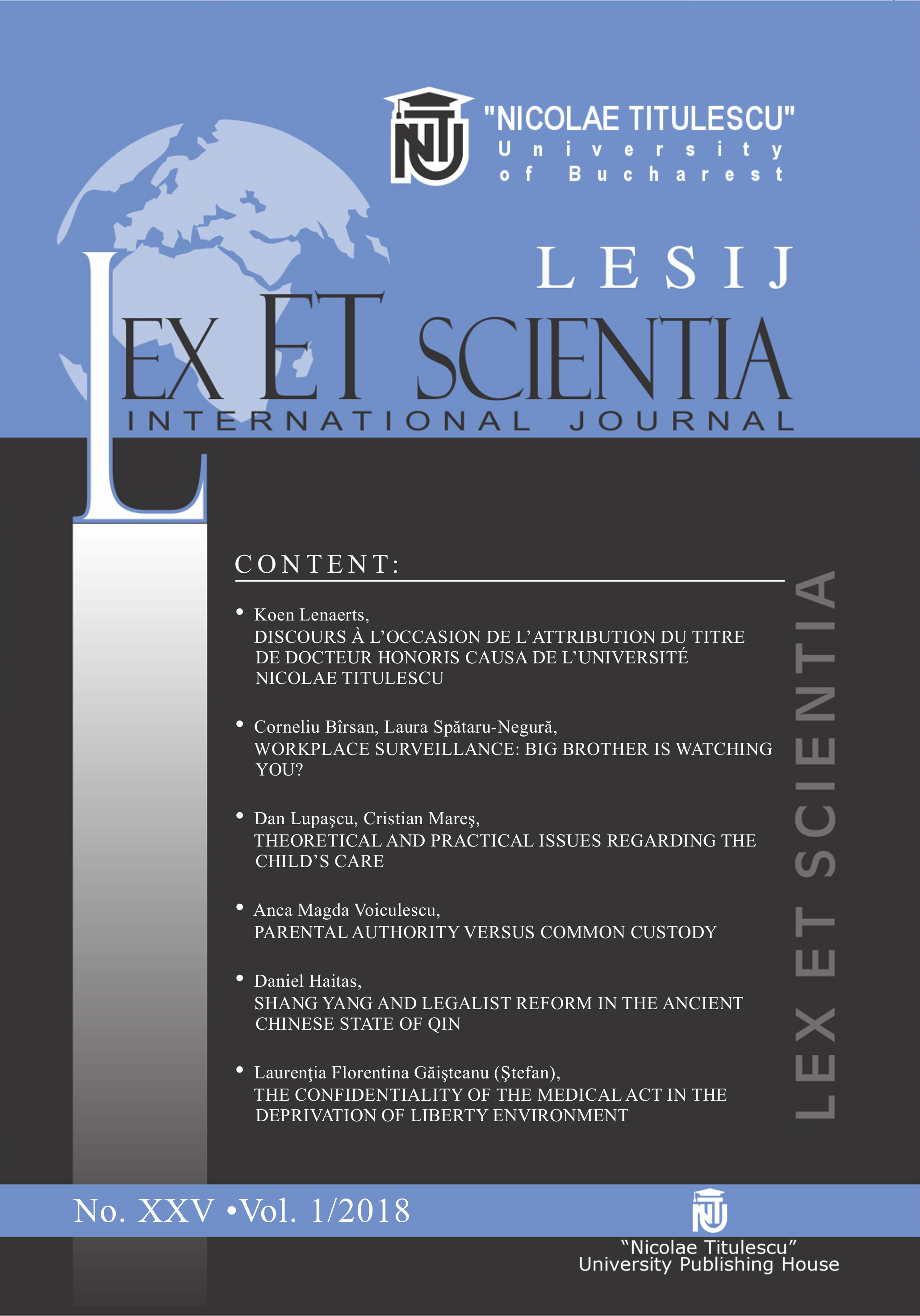 SUCCESSORAL CAPACITY PECULIARITIES OF THE ROMANIAN ECLESIASTICAL STAFF – A CASE OF ANOMALOUS INHERITANCE Cover Image
