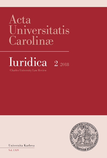 Selected Questions of the Czech Social Security Law as a Tool for Integration Cover Image