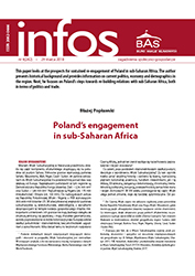 Poland’s engagement in sub-Saharan Africa Cover Image