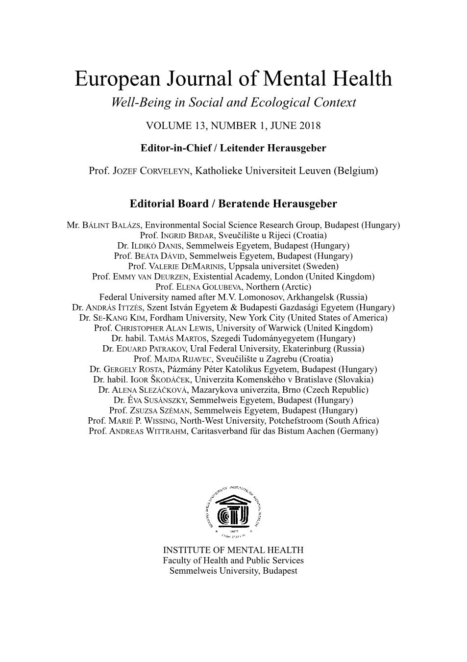 A Revised Version of the Multidimensional Health Locus of Control Scales for Labour and Delivery (MHLC-LD-R) Cover Image