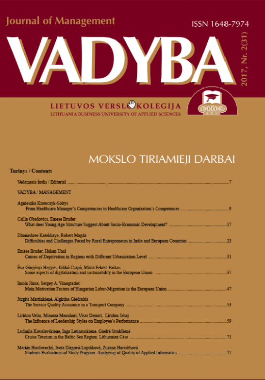MEASURING THE SOCIAL TRUST OF YOUNG PEOPLE IN THE LIGHT OF COMPETITIVENESS – A CASE STUDY IN HUNGARY Cover Image