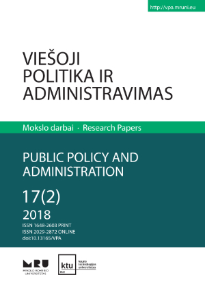 Organizational Preconditions and Legal Opportunities in Lithuania for the Involvement of Community Participation in the Incident Management Cover Image