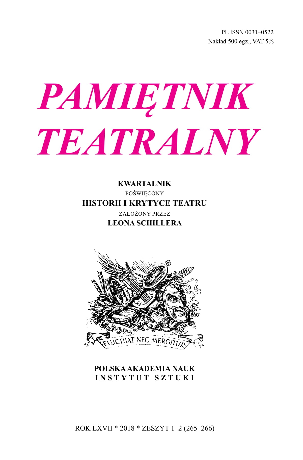 A review of Ewa Partyga's book Ibsenowskie konstelacje. Ćwiczenia w patrzeniu i czytaniu (Institute of Art of the Polish Academy of Sciences, Warsaw 2016) Cover Image