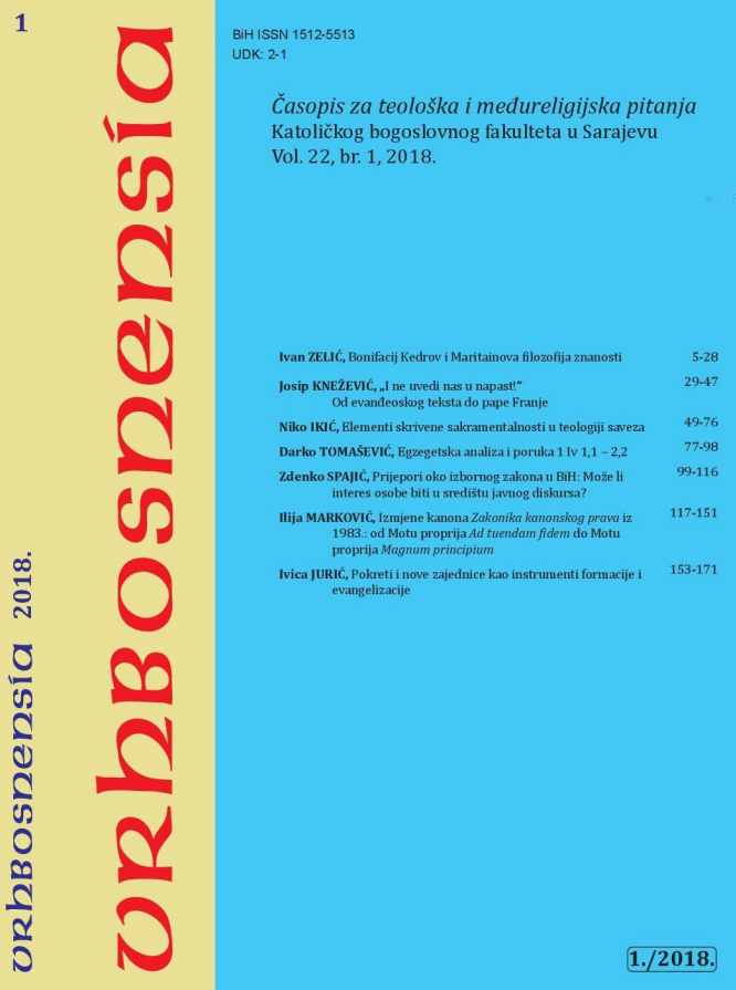 BONIFATIJ KEDROV AND MARITAIN’S PHILOSOPHY OF SCIENCE Cover Image
